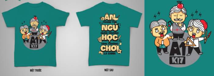 Áo lớp 2Uni, form áo Classic truyền thống, dễ phối đồ