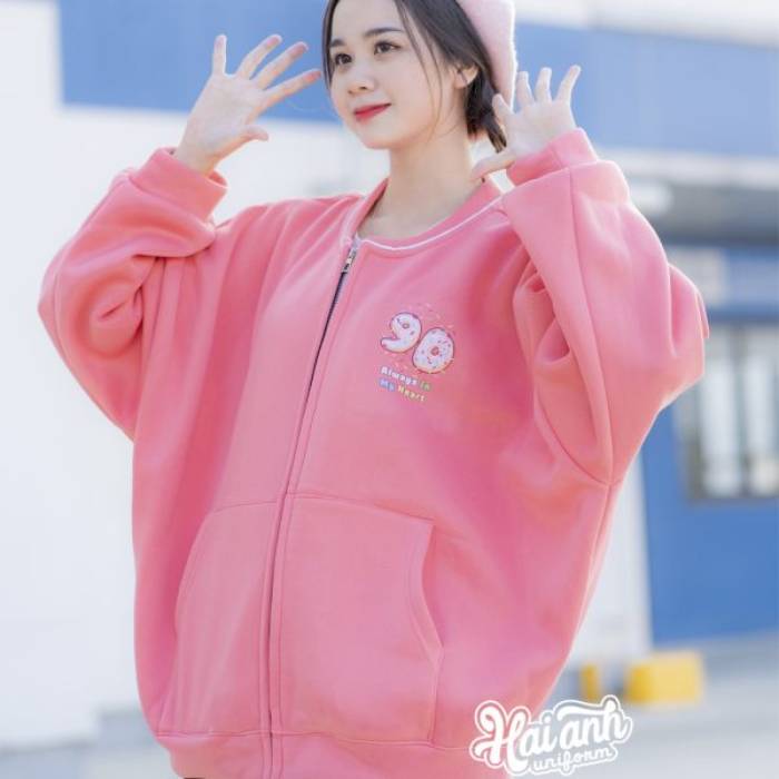 Mẫu áo lớp Bomber giữ ấm dày dặn