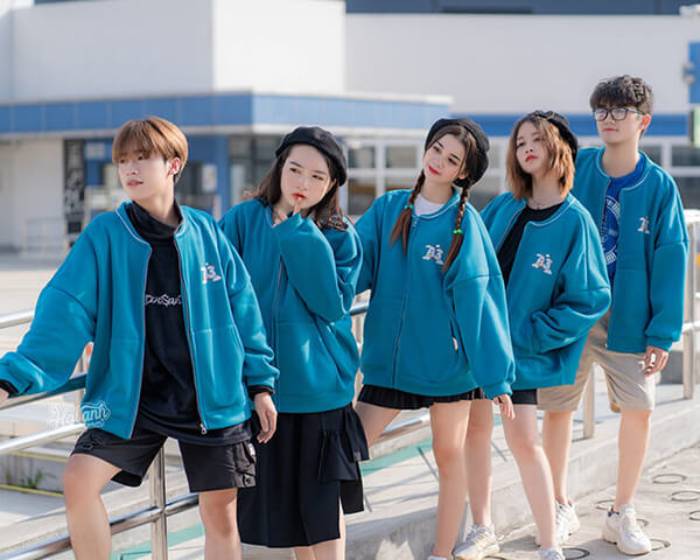 Áo khoác đồng phục Bomber ấm áp cho mùa đông