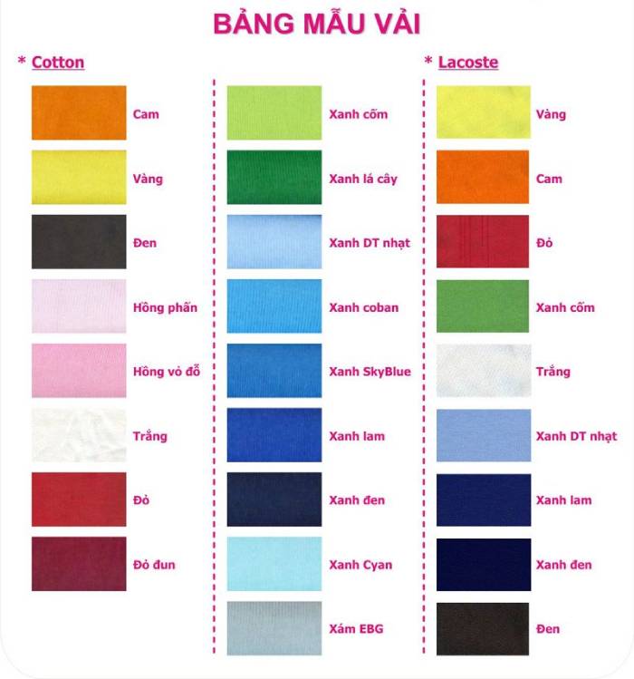 Lựa chọn chất liệu vải may đồng phục lớp phù hợp với ngân sách
