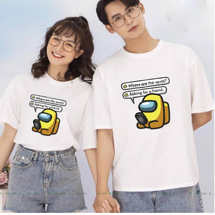 Áo Among Us có slogan tình bạn