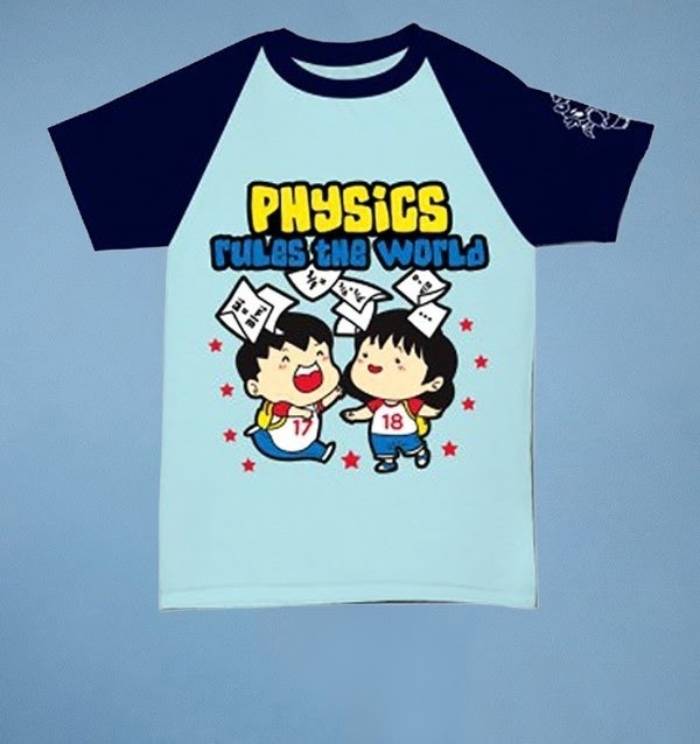 Mẫu áo “Physics rules the world”