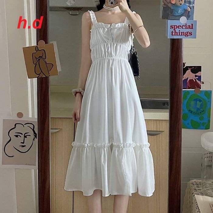 Váy bống trắng dễ thương