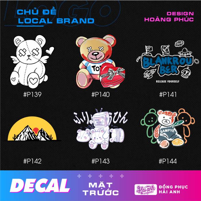Logo áo lớp đẹp không kém bất cứ Brand nổi tiếng nào