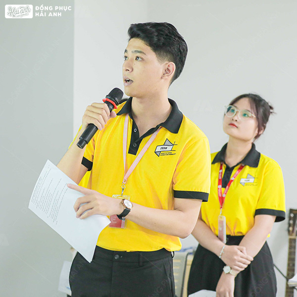 Đồng phục màu vàng Văn Lang