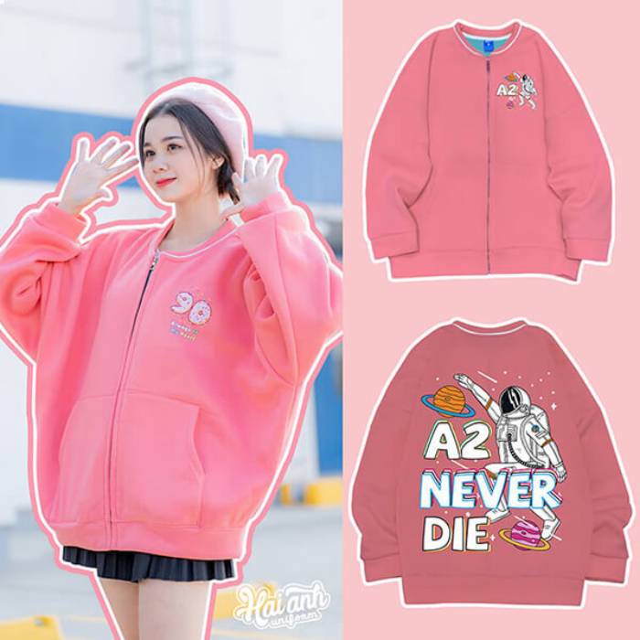 Áo đồng phục lớp bomber hình in phi hành gia HOT Trend