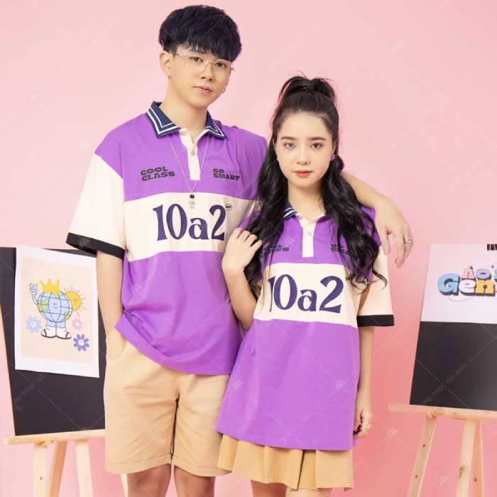 Áo thun đồng phục lớp GenE mang phong các bóng rổ