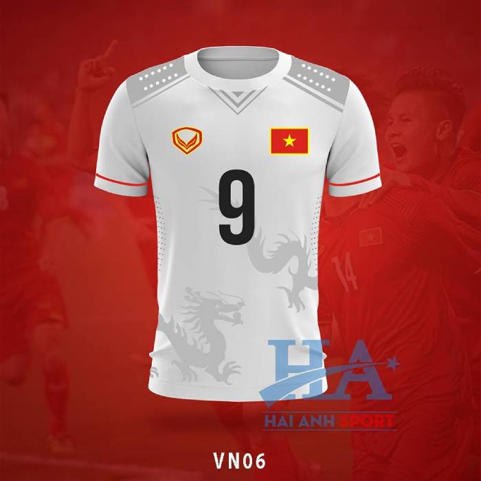 Áo đá bóng tự thiết kế tại Hải Anh