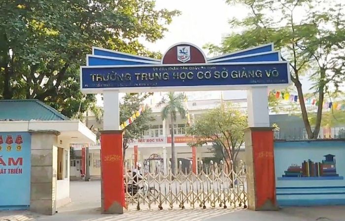 Trường THCS Giảng Võ nơi đào tạo nhiều lớp thế hệ nhân tài