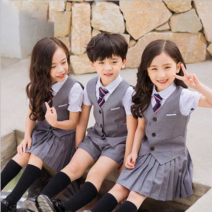 Mẫu đồng phục tiểu học trong bài thuyết minh về đồng phục học sinh