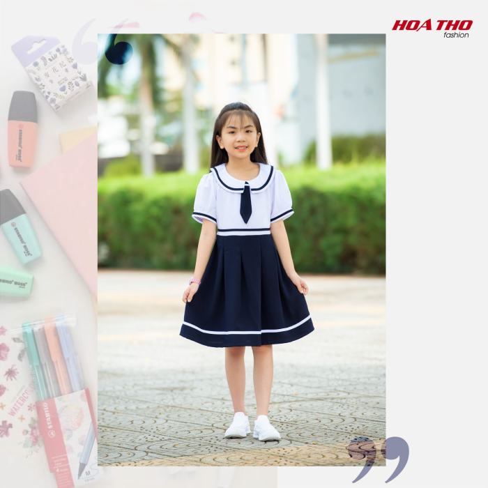Trang phục nữ sinh cấp 1 dễ thương tại Hoà Thọ