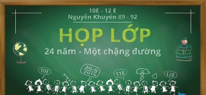 Buổi họp lớp kỷ niệm sau nhiều năm ra trường