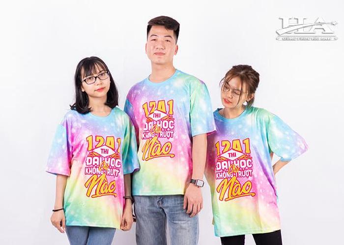 Mẫu áo lớp thiết kế hình ảnh độc đáo và đa dạng màu sắc