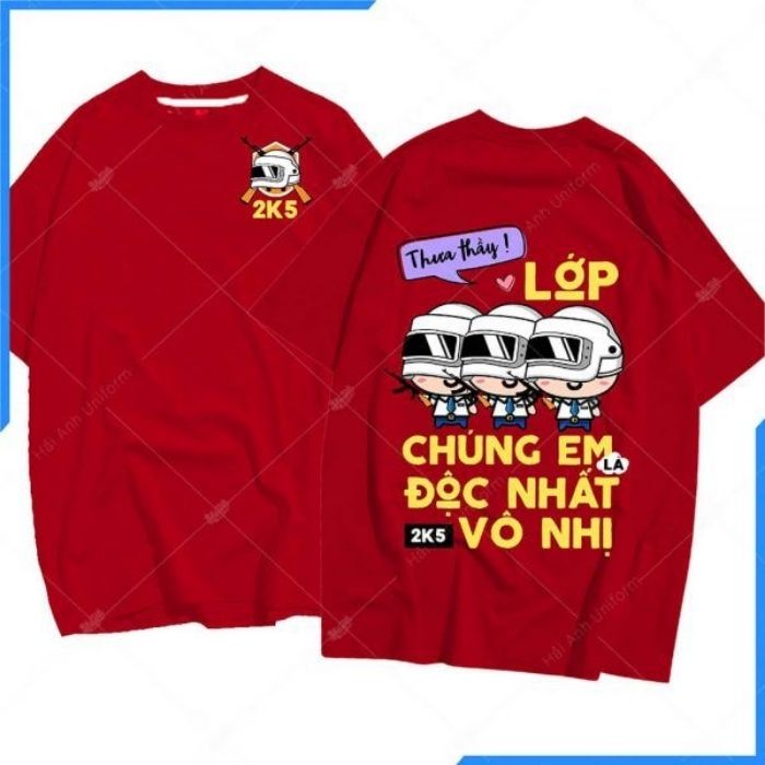Slogan và hình in được thiết kế độc đáo, ý nghĩa