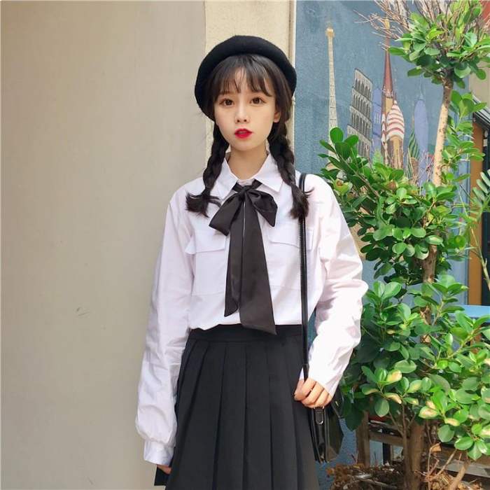 Mẫu trang phục học sinh mang phong cách Hàn Quốc
