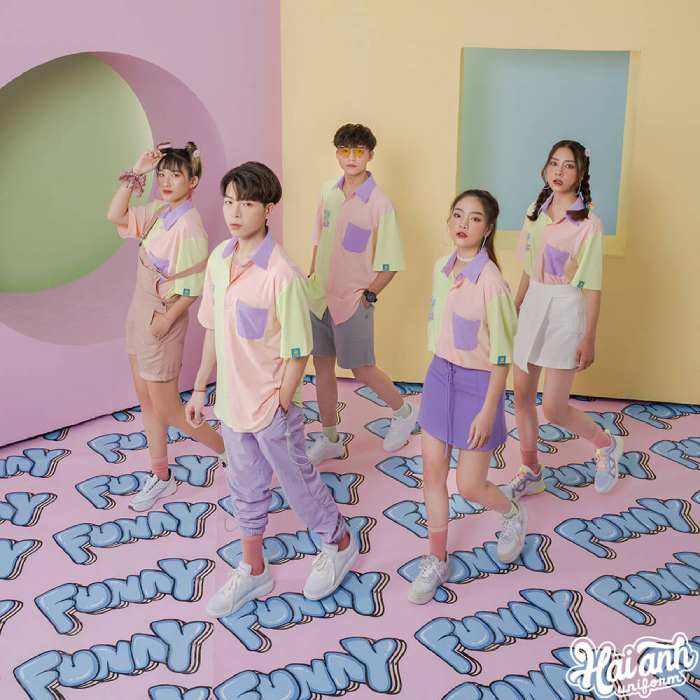 Mix đồng phục lớp cùng quần Skinny