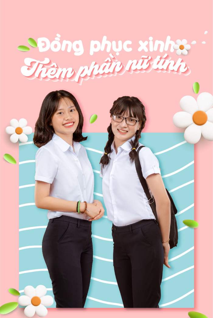Kết hợp thêm một vài phụ kiện đơn giản giúp tăng nét cá tính