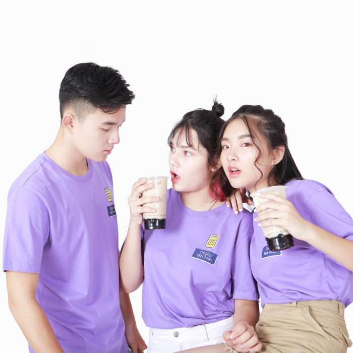 Tông màu tím được nhiều bạn học sinh yêu thích