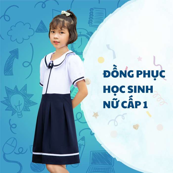 Váy liền thân được nhiều bạn học sinh yêu thích