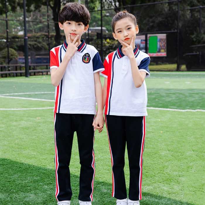 Đồng phục thể dục nam sinh cấp 1 kiểu dáng thoải mái