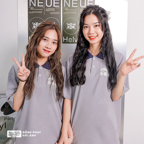 Áo lớp Good Vibes màu xám - Hình 2