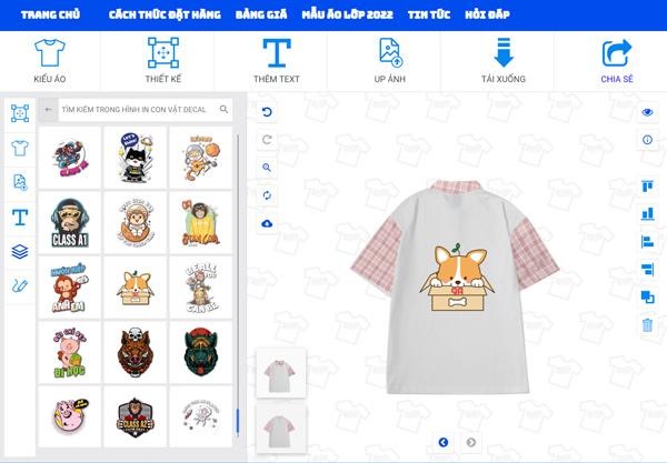 Thiết kế logo hình con chó