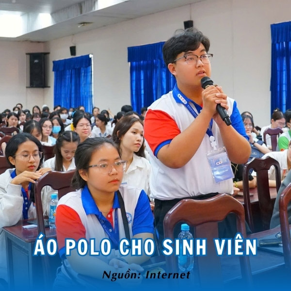 Áo polo cho sinh viên CTUMP phối màu bắt mắt 