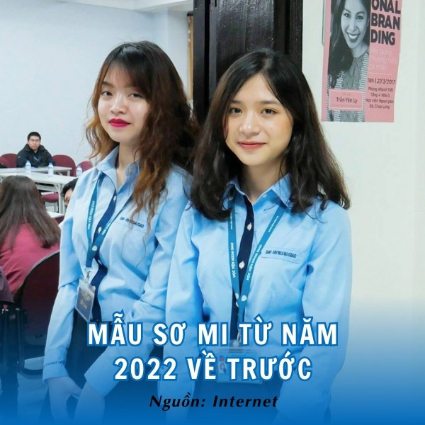 Đồng phục áo sơ mi trường DAV trước năm 2022