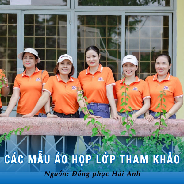 Các mẫu áo họp lớp tham khảo