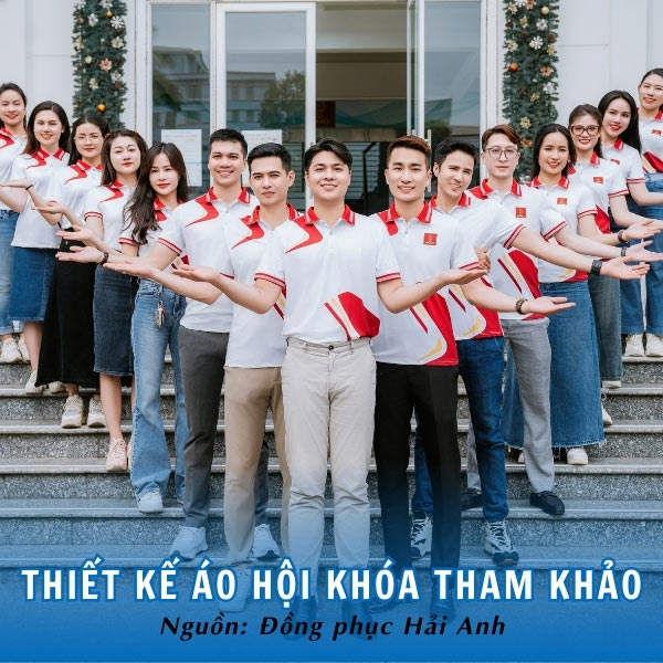 Đồng phục áo hội khóa Hải Anh trẻ trung