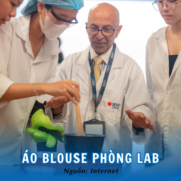Áo Blouse phòng Lab RMIT chuyên nghiệp 