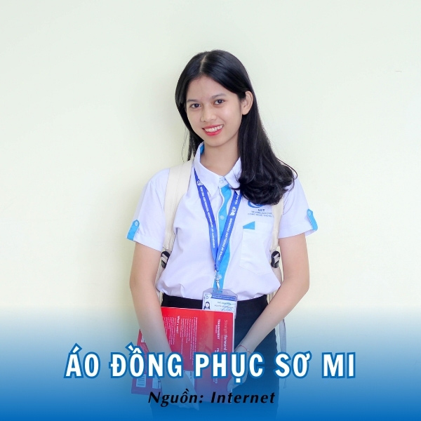 Đồng phục sơ mi trắng tinh khôi của sinh viên UIT 