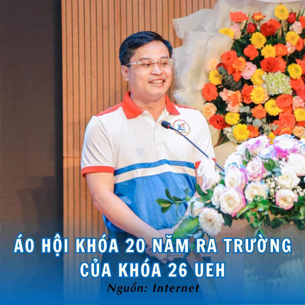 Áo hội khóa khóa 26 UEH sau 20 năm ra trường trang trọng và hiện đại