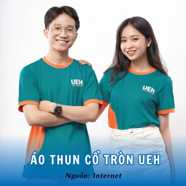 Áo phông cổ tròn UEH năng động, tinh tế