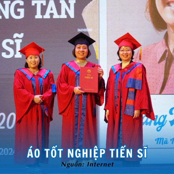 Áo tốt nghiệp Tiến sĩ trang nghiêm