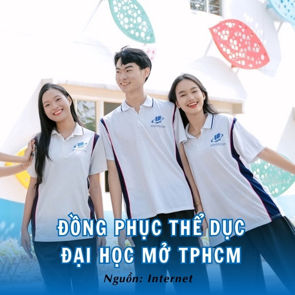 Đồng phục thể dục Đại học Mở TPHCM năng động, khỏe khoắn
