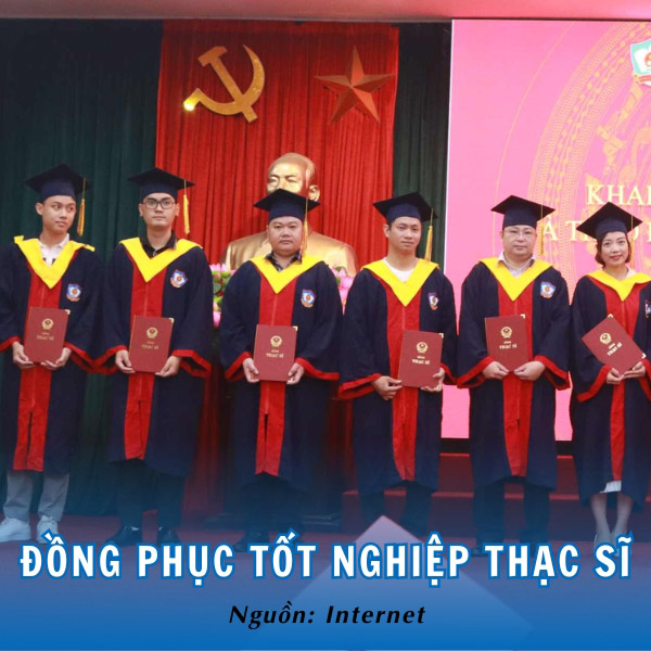 Đồng phục tốt nghiệp Thạc sĩ Kiểm sát trang nghiêm, uy nghi