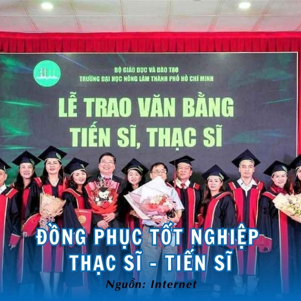 Đồng phục tốt nghiệp Thạc sĩ, Tiến sĩ ĐH Nông Lâm trang nghiêm