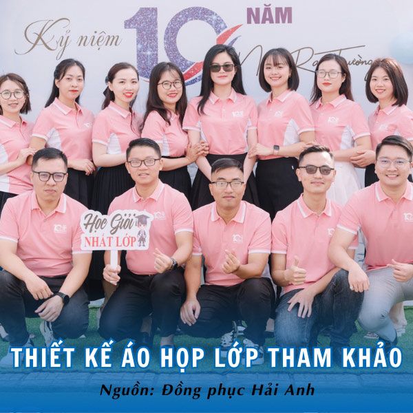 Thiết kế áo họp lớp tham khảo