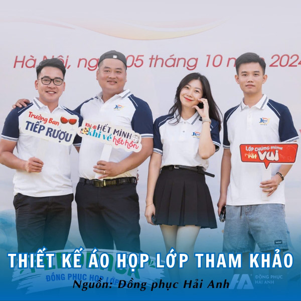 Gợi ý thiết kế áo họp lớp tham khảo