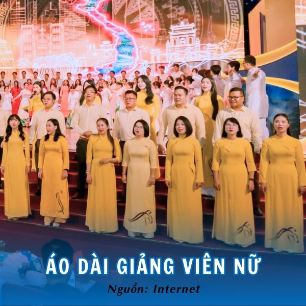 Áo dài giảng viên nữ đồng phục Sư phạm Đà Nẵng duyên dáng, bắt mắt 