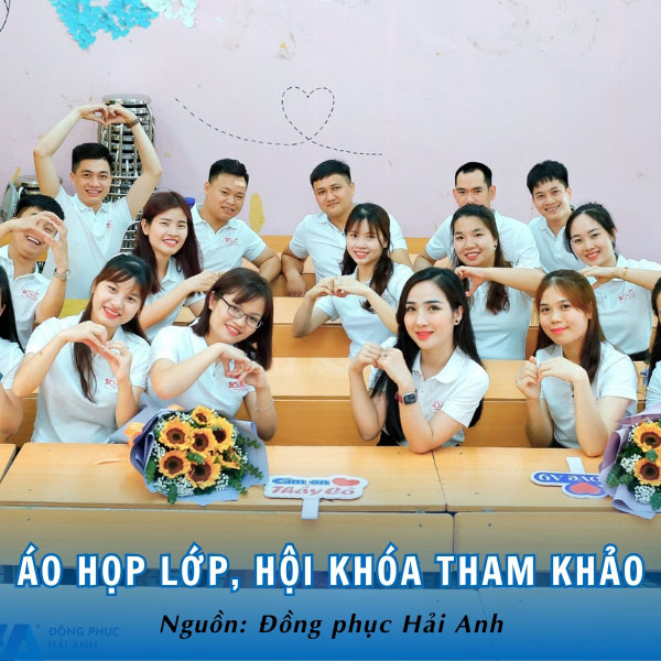 Mẫu áo họp lớp, hội khóa trang nhã để tham khảo  