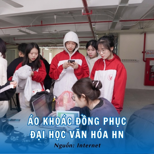 Áo khoác đồng phục Văn hóa Hà Nội năng động, bắt mắt 