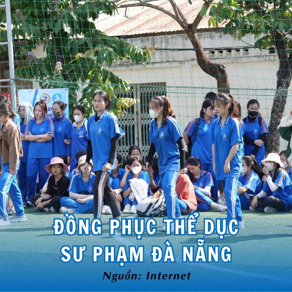 Đồng phục thể dục Sư phạm Đà Nẵng khỏe khoắn, năng động 