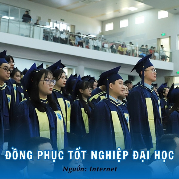 Đồng phục tốt nghiệp Đại học Trà Vinh trang nghiêm, trưởng thành