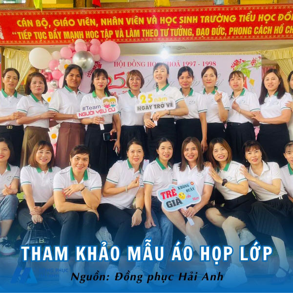Tham khảo mẫu áo họp lớp thanh lịch, cuốn hút 