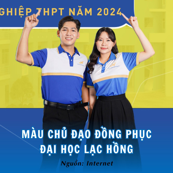Màu chủ đạo đồng phục Đại học Lạc Hồng 