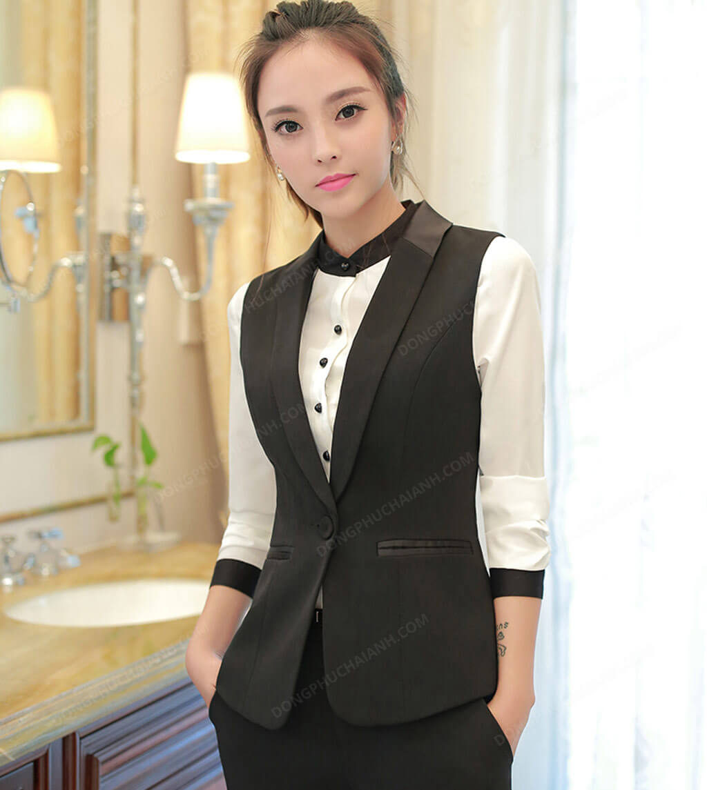 Đồng Phục Áo Gile Nữ Công Sở 42