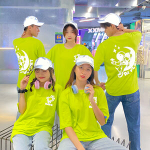 Áo Lớp Phản Quang In Decal Màu Neon