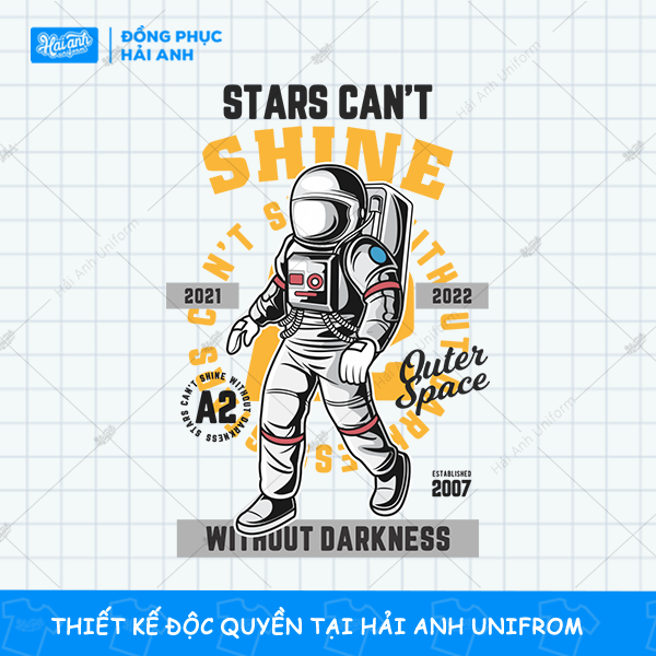Mẫu Hình In Vũ Trụ - Phi Hành Gia Stars Can't Shine A2